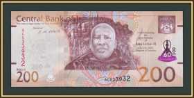 Лесото Лесото ^/--/^ Лесото 200 малоти 2023 P-31 UNC Новинка! ^_^^^ Лісото 200 малоті 2023 P-31 UNC Новинка! - фото фото фото