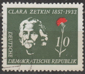 НДР, ФРН ГДР, ФРГ ^/--/^ Германия Німеччина ГДР 1957 Цеткін ^_^^^ Германия ГДР 1957 Цеткин - фото фото фото