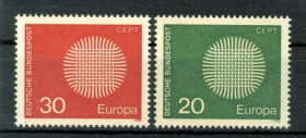 Інше Другое ^/--/^ ФРГ  Европа СЕПТ 1970 ^_^^^ ФРН Європа СЕПТ 1970 - фото фото фото