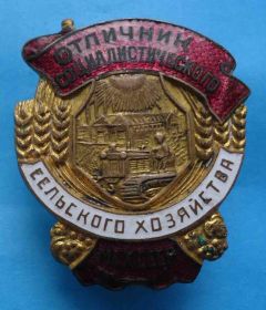 Відзнаки Знаки отличий ^/--/^ Отличник соц соревнования Сельского хозяйства МСХ СССР ^_^^^ Відмінник соц змагання Сільського господарства МСХ СРСР - фото фото фото