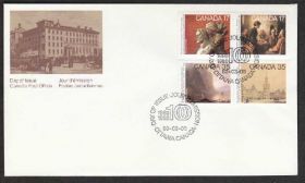 Америка Америка ^/--/^ Канада 1980 ИСКУССТВО ЖИВОПИСЬ КАРТИНЫ ХУДОЖНИКИ ГАЛЕРЕЯ КПД Mi.760-763 ^_^^^ Канада 1980 МИСТЕЦТВО ЖИВОПИС КАРТИНИ ХУДОЖНИКИ ГАЛЕРЕЯ ККД Mi.760-763 - фото фото фото