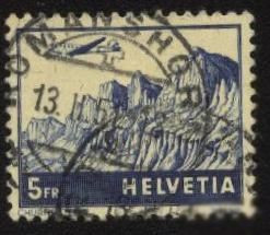 Швейцарія Швейцария ^/--/^ Швейцария 1941 г № 388 гашеная ^_^^^ Швейцарія 1941 р. No 388 гашена - фото фото фото