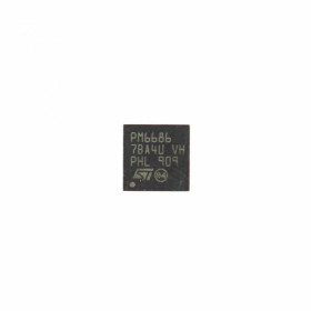 Мікросхеми Микросхемы ^/--/^ Микросхема STMicroelectronics PM /--/ 6686 (QFN-32) для ноутбука ^_^^^ STMicroelectronics PM /--/ 6686 (QFN-32) для ноутбука - фото фото фото