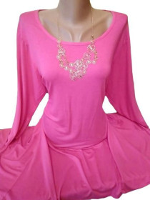 Сукні Платья ^/--/^ L-3 /--/ XL Малиновое мини платье Try Clothing, трикотажная туника с асимметричным низом, Великобритания ^_^^^ Малинова міні сукня, туніка Try Clothing, Пог 54-64 см, Англія. - фото фото фото