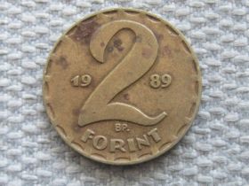 Угорщина Венгрия ^/--/^ Венгрия 2 форинта 1989 года #5568 ^_^^^ Угорщина 2 форинти 1989 року #5568 - фото фото фото