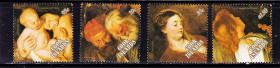 Мистецтво Искусство ^/--/^ Искусство . о-ва Кука 1989 г  MNH - Рождество - репродукции Питера Пауля Рубенса - ^_^^^ Мистецтво . о-ва Кука 1989 р MNH - Різдво - репродукції Пітера Пауля Рубенса - фото фото фото