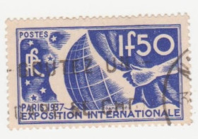 Франція Франция ^/--/^ Франция 1936  г. № 324 гашеная ^_^^^ Франція 1936 р. No 324 гашена - фото фото фото