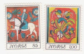 Скандинавія Скандинавия ^/--/^ Норвегия 1974 г.№ 709‑710 **серия ^_^^^ Норвегія 1974 р. No 709-710 **серія - фото фото фото