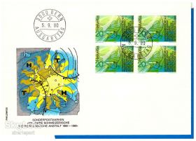 Європа Европа ^/--/^ Швейцария  1980 г - ХМК - метеорология - кварт ^_^^^ 1980 — ХМК — метеорологія — кварт - фото фото фото