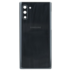 Корпуса на Samsung Корпуса на Samsung ^/--/^ Задня частина корпусу Samsung Galaxy Note 10 SM-N /--/ 970 Aura Black  (з склом камери) ^_^^^ Задняя часть корпуса Samsung Galaxy Note 10 SM-N /--/ 970 Aura Black (со стеклом камеры) - фото фото фото