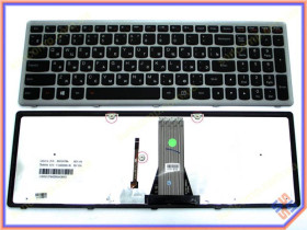 Клавіатури Клавиатуры ^/--/^ Клавиатура для LENOVO IdeaPad G /--/ 500 /--/ s, G /--/ 505 /--/ s, S /--/ 500, S /--/ 510 /--/ p, Z /--/ 510,Flex 15, 15 /--/ D (RU Black с рамкой Silver ^_^^^ Клавіатура для LENOVO IdeaPad G /--/ 500 /--/ s, G /--/ 505 /--/ s, S /--/ 500, S /--/ 510 /--/ p, Z /--/ 510,Flex 15, 15 /--/ D (RU Black з рамкою Silver - фото фото фото
