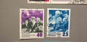 Освоєння космосу Освоение космоса ^/--/^ Германия ГДР Личности Космос 1964 ^_^^^ Німеччина НДР Особистості Космос 1964 - фото фото фото