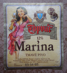 Етикетки Этикетки ^/--/^ Пивные этикетки TOPVAR Марина  Чехия ^_^^^ Пивні етикетки TOPVAR Марина Чехія - фото фото фото