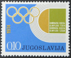 Інше Другое ^/--/^ Югославия Спорт Олимпийская неделя 1974 ^_^^^ Югославія Спорт Олімпійський тиждень 1974 - фото фото фото