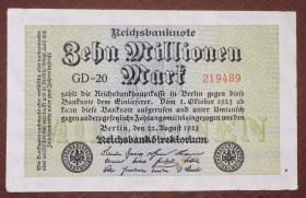 Німеччина Германия ^/--/^ Германия Німеччина 10000000 марок 1923 ^_^^^ Германия Германия — 10000000 марок 1923 - фото фото фото