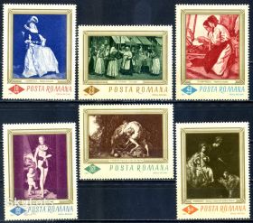 Мистецтво Искусство ^/--/^ Румыния. Живопись (серия)** 1967 г. ^_^^^ Румунія. Живопис (серія) (1967) - фото фото фото
