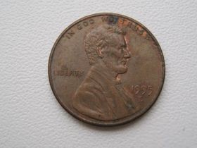 Обігові Обиходные ^/--/^ США 1 цент 1995 года D #15744 ^_^^^ США 1 цент 1995 року D #15744 - фото фото фото