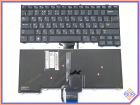 Клавіатури Клавиатуры ^/--/^ Клавиатура для DELL Latitude E /--/ 7240, E /--/ 7440 E /--/ 7420 (RU Black c подсветкой) ^_^^^ Клавіатура для DELL Latitude E /--/ 7240, E /--/ 7440 (RU Black c підсвічуванням) - фото фото фото