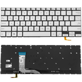 Клавіатури Клавиатуры ^/--/^ Клавиатура для ноутбука ASUS (X /--/ 1402, X /--/ 1403 series) rus, silver, без фрейма, подсветка клавиш ^_^^^ Клавіатура для ноутбука ASUS (X /--/ 1402, X /--/ 1403 series) rus, silver, без фрейму, підсвічування клавіш - фото фото фото