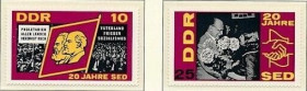 Інше Другое ^/--/^ ГДР 20 лет компартии Маркс Энгельс Хоннекер 1966 ^_^^^ 20 років компартії Маркс Енгельс Хоннекер 1966 - фото фото фото