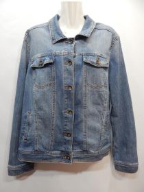 Куртки Куртки ^/--/^ Куртка джинсовая женская Vintage MERONA, UKR 52-54 016 /--/ DG (в указанном размере, только 1 шт) ^_^^^ Куртка джинсова жіноча Vintage MERONA, UKR 52-54 016 /--/ DG (у зазначеному розмірі, тільки 1 шт) - фото фото фото