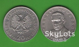 - року - года ^/--/^ 20 злотых Польша 1976 ^_^^^ 20 злотих Польща 1976 - фото фото фото