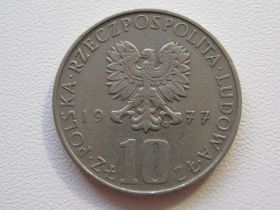 - року - года ^/--/^ Польша 10 злотых 1977 года 33901 ^_^^^ Польща 10 злотих 1977 року 33901 - фото фото фото