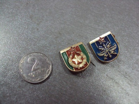 Пам'ятні і ювілейні Памятные и юбилейные ^/--/^ знак вооруженные сил ссср эмблема общевойсковая, связь лот 2 шт №3455 ^_^^^ знак збройні сили СРСР загальновійськовий, зв'язок лот 2 шт No 3455 - фото фото фото