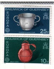 Великобританія Великобритания ^/--/^ ZM - UK  Гернси 1976 г MNH - посуда ^_^^^ ZM - UK Гернсі 1976 р MNH - посуд - фото фото фото