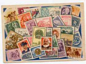 СРСР СССР ^/--/^ Поштівка &amp;quot;Филателистическая контора&amp;quot;, Таллін 1956 р. ^_^^^ Почтовка &amp;quot; Филателистическая контора &amp;quot;, Таллин 1956 г. - фото фото фото