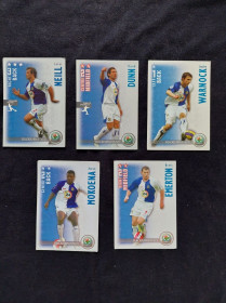 Вкладиші від жуйок Вкладыши от жвачек ^/--/^ Футбольный клуб BLACKBURN ROVERS    (2006- 2007) Shoot Out    (TRADING CARD GAME) 5 карточек. 9×6.5 см. ^_^^^ Футбольний клуб BLACKBURN ROVERS (2006-2007) Shoot Out (TRADING CARD GAME) 5 карток. 9×6.5 см. - фото фото фото
