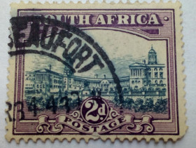 ПАР ЮАР ^/--/^ Южная Африка 1947 Местные выпуски, архитектура, 2 /--/ d, гашеная ^_^^^ ПАР 1947 Місцеві випуски, архітектура, 2 /--/ d, гашена - фото фото фото