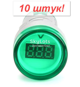 Амперметри, вольтметри Амперметры, вольтметры ^/--/^ 10 штук! AC вольтметр 0,28&amp;quot; 60-500 вольт зеленый круглый для врезки      (056 /--/ G) опт ^_^^^ 10 штук! AC вольтметр 0,28&amp;quot; 60-500 вольт зелений круглий для врізки (056 /--/ G) опт - фото фото фото