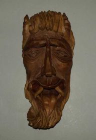 Статуетки, Скульптури, Фігурки, Фарфор Статуэтки, Скульптуры, Фигурки, Фарфор ^/--/^ Шикарный большой деревянный барельеф *Мефистофель* ^_^^^ Шикарний великий дерев'яний барельєф*Мефістофель* - фото фото фото
