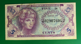 США США ^/--/^ США 5 центов 1965 военный сертификат. 641 серия ^_^^^ США 5 центів 1965 військовий сертифікат. 641 серія - фото фото фото