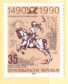 НДР, ФРН ГДР, ФРГ ^/--/^ Германия  ГДР / DDR  1990 г  MNH - почта ^_^^^ Німеччина НДР / DDR 1990 MNH - пошта - фото фото фото