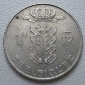 Бельгія Бельгия ^/--/^ Бельгія 1 франк 1970 року Belgique 42617 ^_^^^ Бельгия 1 франк 1970 года Belgique 42617 - фото фото фото