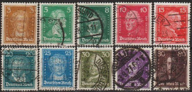 Веймарська республіка Веймарская республика ^/--/^ 1926 - Німеччина - Відомі німці Mi.385-97 _13,30 € ^_^^^ 1926 - Германия - Известные немцы Mi.385-97 _13,30 € - фото фото фото
