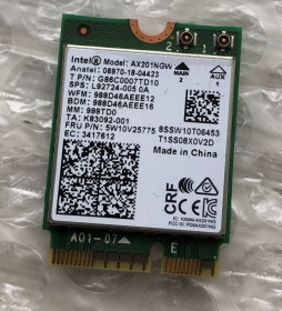 Wi-Fi адаптери Wi-Fi адаптеры ^/--/^ Intel Wi-Fi 6 AX /--/ 201 /--/ AX /--/ 201 /--/ NGW для Monster Abra A /--/ 5 v /--/ 15.8 XMG Core 15, RP-15, MAG-15 /--/ u, Mechrevo Z /--/ 3 Air, Z /--/ 2 Air, Aftershock Forge 15 Pro, CyberPowerPC Tracer IV 15 Slim, PC Specialist Eliminator, PC Specialist Recoi та інших ^_^^^ Intel Wi-Fi 6 AX /--/ 201 /--/ AX /--/ 201 /--/ NGW для Monster Abra A /--/ 5 v /--/ 15.8 XMG Core 15, RP-15, MAG-15 /--/ u, Mechrevo Z /--/ 3 Air, Z /--/ 2 Air, Aftershock Forge 15 Pro, CyberPowerPC Tracer IV 15 Slim, PC Specialist Eliminator, PC Specialist Recoi и других - фото фото фото