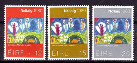 Ірландія Ирландия ^/--/^ Ирландия  1980 г MNH - Рождество - ^_^^^ 1980 — Ірландія — Різдво - фото фото фото