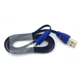 Кабелі Кабели ^/--/^ Дата кабель LED SMILE iPhone 5 Black   (тех. упаковка) ^_^^^ Дата кабель LED SMILE iPhone 5 Black (тих. упаковка) - фото фото фото