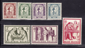 Румунія Румыния ^/--/^ Бельгия  1956 г  г  MNH   -  борьба с туберкулёзом ^_^^^ 1956 — Румунія — боротьба з туберкульозом - фото фото фото