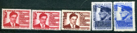 СРСР - СССР - ^/--/^ СССР. 1940. 10 ЛЕТ СО ДНЯ СМЕРТИ В.МАЯКОВСКОГО. MNH. РАЗНОВИД. КЦ. 5700. ^_^^^ СРСР. 1940. 10 років з дня смерті В.Маяковського. MNH. Розвід. КЦ. 5700. - фото фото фото