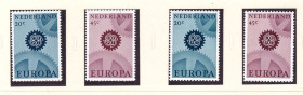 Балтійські країни Балтийские страны ^/--/^ Нидерланды  1967 г  MNH  - EUROPA  CEPT - флуор. бумага + простая бумага  - ^_^^^ Нідерланди 1967 р. MNH - EUROPA CEPT - флуор. папір + простий папір - - фото фото фото