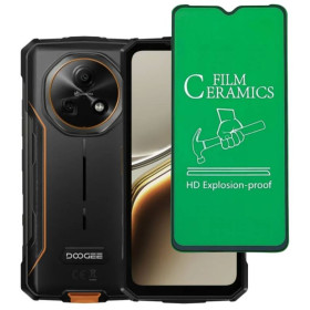 Чохли, бампера Чехлы, бампера ^/--/^ Захисне скло-плівка Fiji Ceramics для Doogee Fire 5 / 5 Pro / 5 Ultra повна проклейка чорний ^_^^^ Защитное стекло-пленка Fiji Ceramics для Doogee Fire 5 / 5 Pro / 5 Ultra полная проклейка черный - фото фото фото