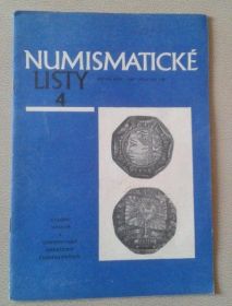Видання - р. Издания - гг. ^/--/^ Numismaticke Listy 4 Rocnik XXIV -1969 - фото фото фото
