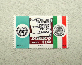 Північна Америка Северная Америка ^/--/^ Поштова марка Мексика 1975 рік ** ^_^^^ Почтовая марка Мексика 1975 год ** - фото фото фото