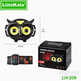 Ліхтарі, ліхтарики Фонари, фонарики ^/--/^ Налобный фонарь LiitoKala LH-209 в виде совы на батарейках, 4 режима, COB светодиоды ^_^^^ Налобний ліхтар LiitoKala LH-209 у вигляді сови на батарейках, 4 режиму, COB світлодіоди - фото фото фото