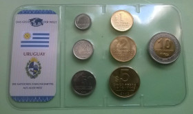 Уругвай Уругвай ^/--/^ Набор монет УРУГВАЙ из серии - Das Geld Der Welt пластик блистер запайка набір ^_^^^ Набор монет УРУГВАЙ из серии - Das Geld Der Welt пластик блистер запайка набор - фото фото фото