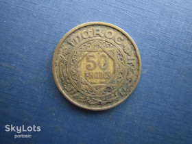 Марокко Марокко ^/--/^ Монета 50 франков Марокко 1952  (1371) ^_^^^ Монета 50 франків Марокко 1952 (1371) - фото фото фото